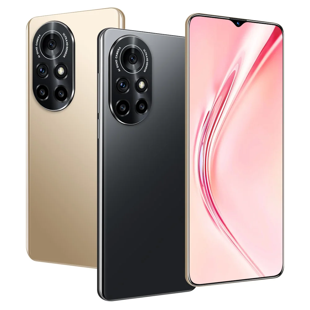 

Wholesale customized good quality 6.7 inch 12+512GB large capacity Android smart game phone, Purple,gold,black