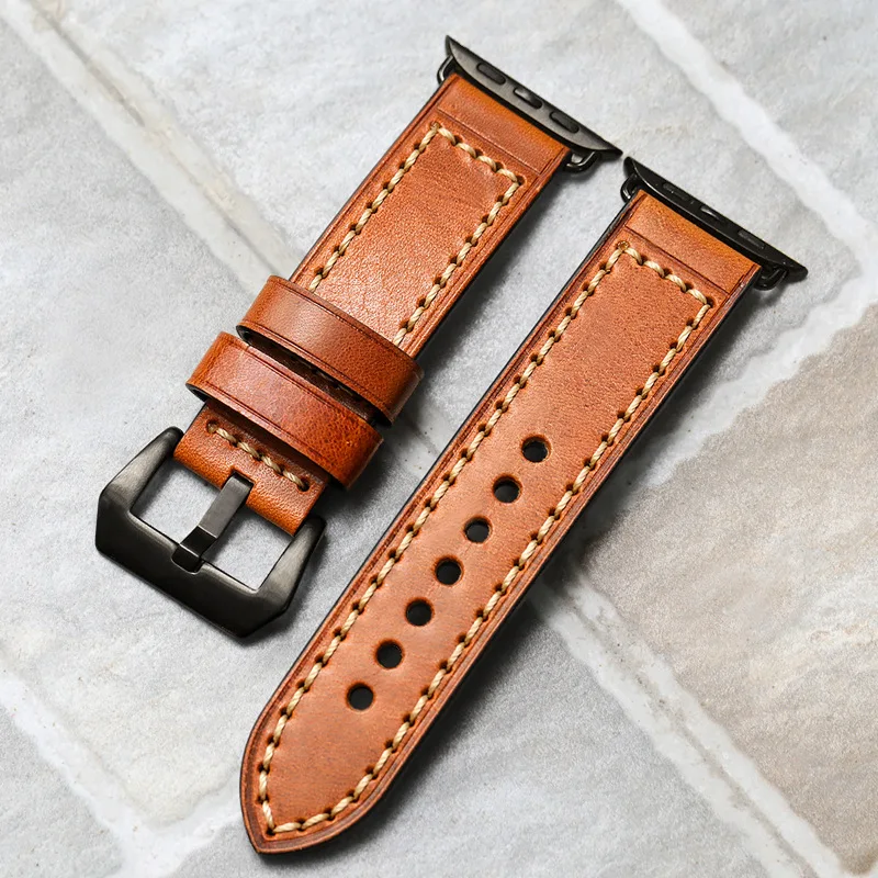 

Vintage applewatch leather wrist band for apple watch leather band