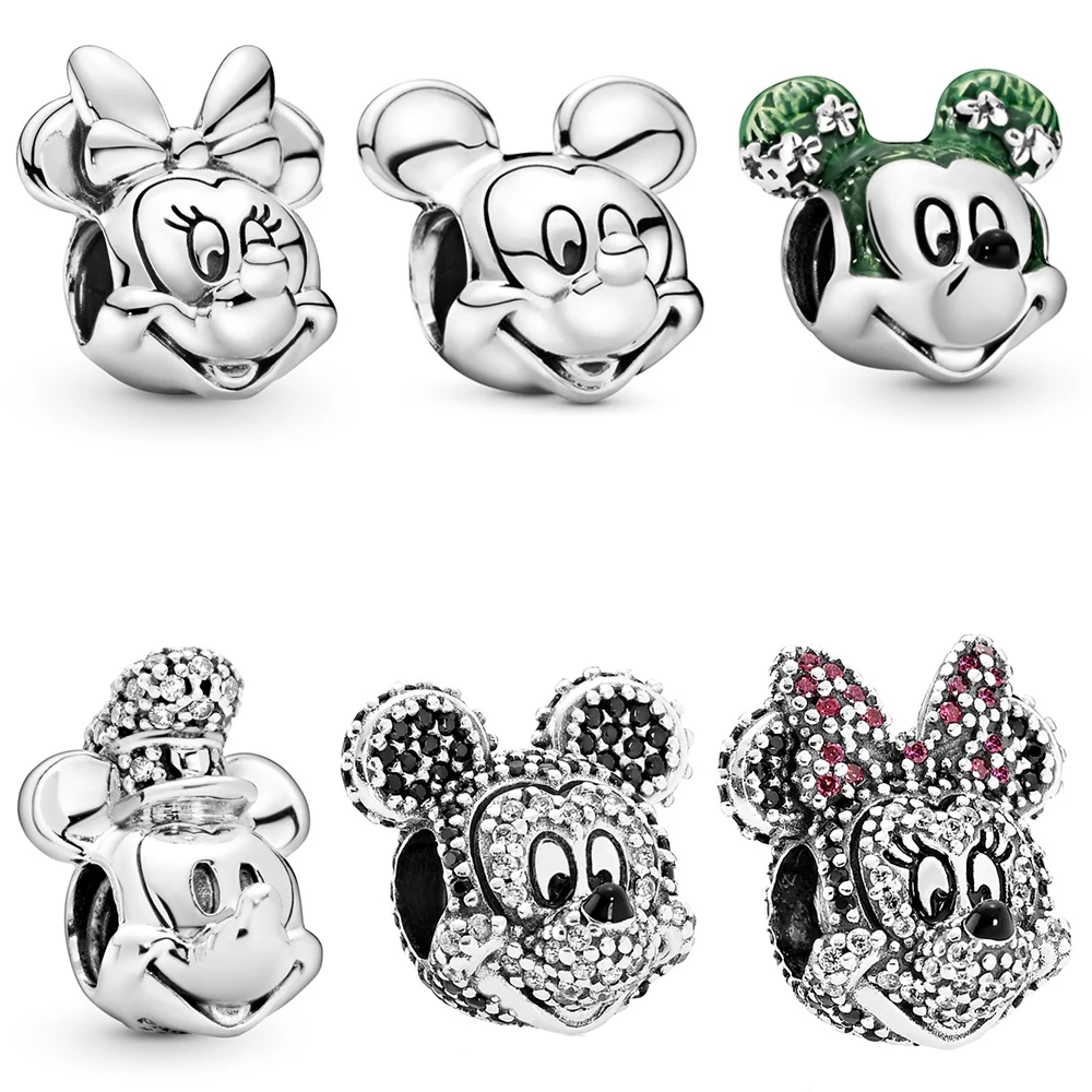 

Manufacturer wholesale 925 silver bracelet DIY accessories custom Charm Pandorae Disneys Minnie beads