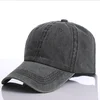 Customized 6 panel Washed Soft top cotton hat custom cap Vintage old baseball cap Customized logo embroidery trucker cap