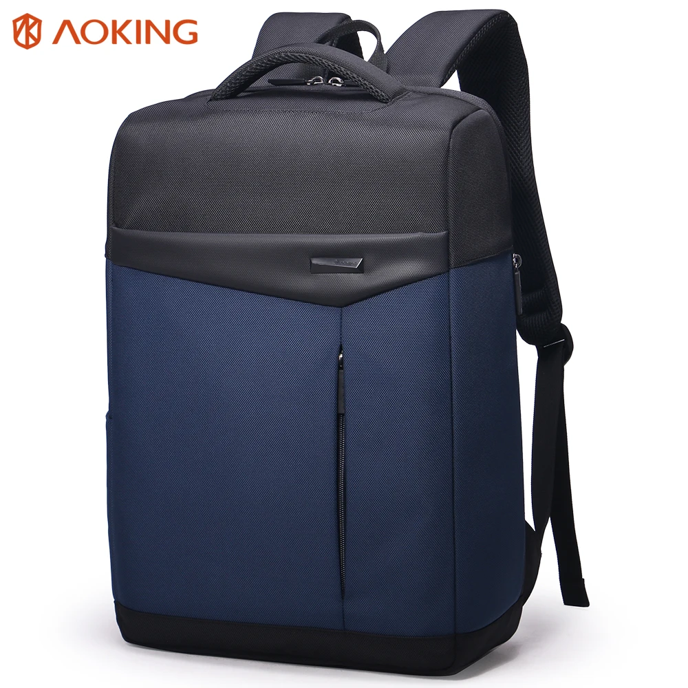 

aoking personalized design laptop rucksack young adult urban business backpack with hidden pocket