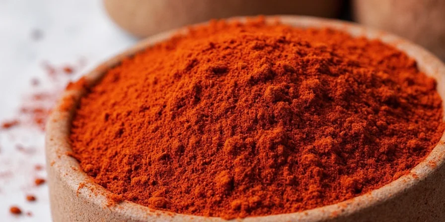 Chef toasting spices in a skillet with olive oil