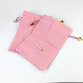 velvet bags with logo