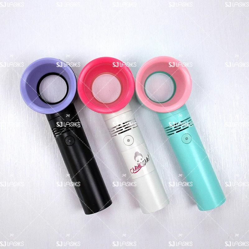 

Free samples USB Mini Fan Air Conditioning Blower lash dry fan eyelash dryer