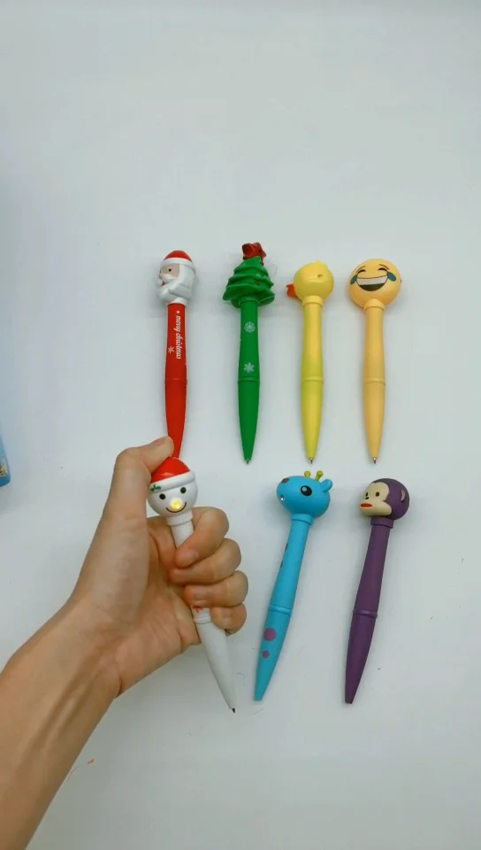 led light lighting up bright laser short biro ballpoint pen