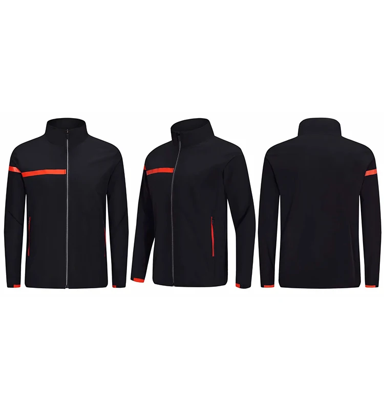 

Long Sleeve Club Team Wholesale Warm Up Soccer Jacket And Pants Custom Logo Unisex Tracksuit Set