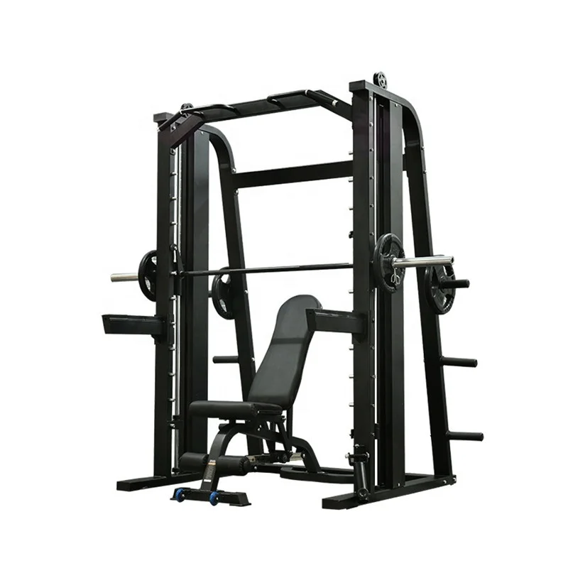 

Professional Power Tower Custom Gym Home Stand Pull Up Bar Equipment Fitness Cage Multi Functional Machine DIP Smith Squat Rack, Black