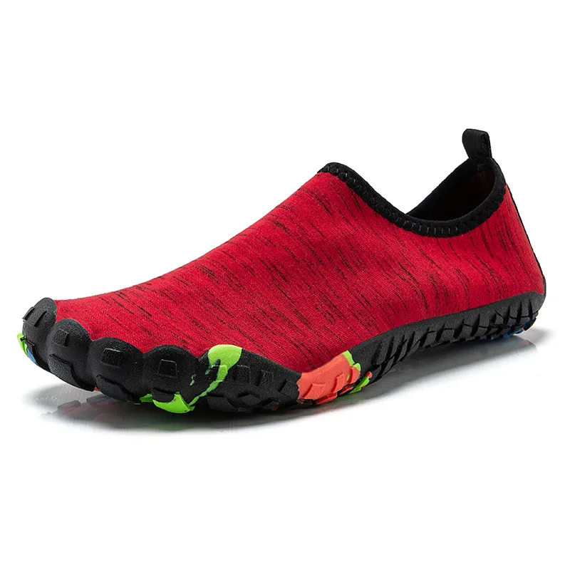 

Custom Logo Fashion Couple Flyfish Diving Shoes Plus Size Mesh Breathable Elastic Band Beach Men Wading Shoes