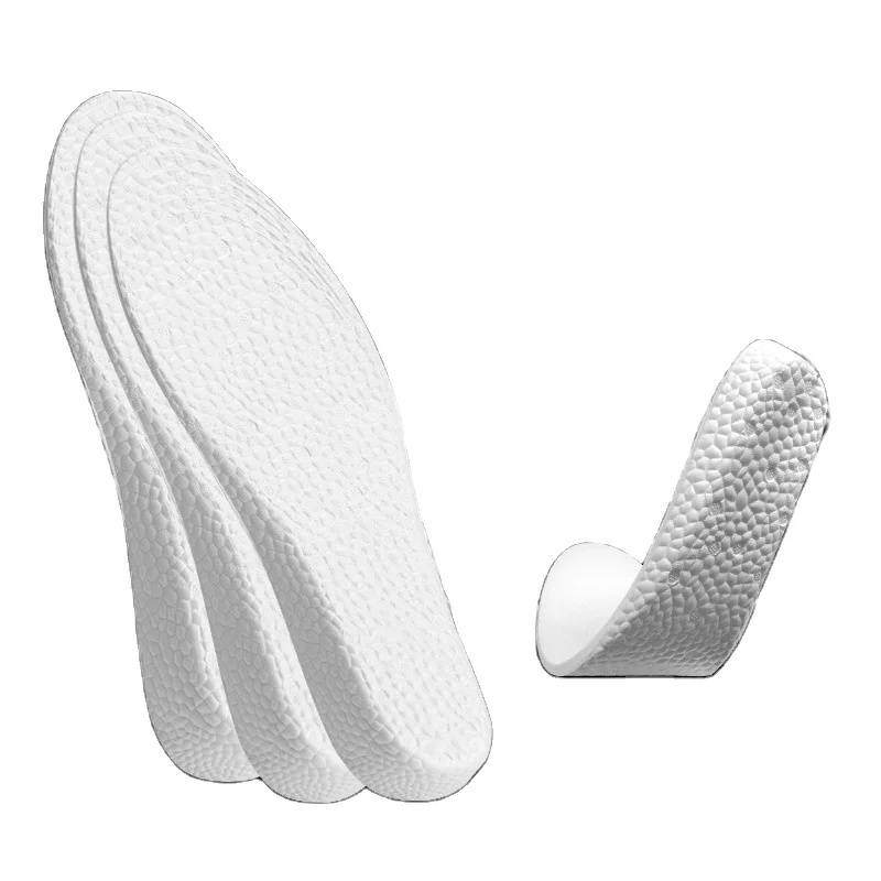 

Hot sale OEM Factory custom memory foam insoles for shoes deodorant inserts boosting orthopedic sneaker height increase insoles, Black white