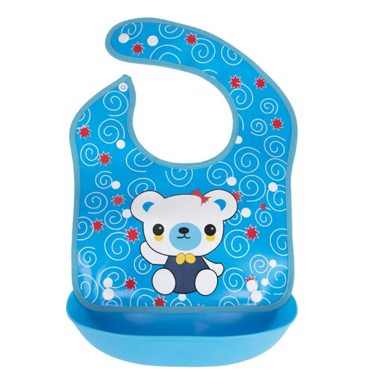 

Amazon hot sale nice price Waterproof Feeding Saliva Towel Bib Smock Cloths Baby Accessories