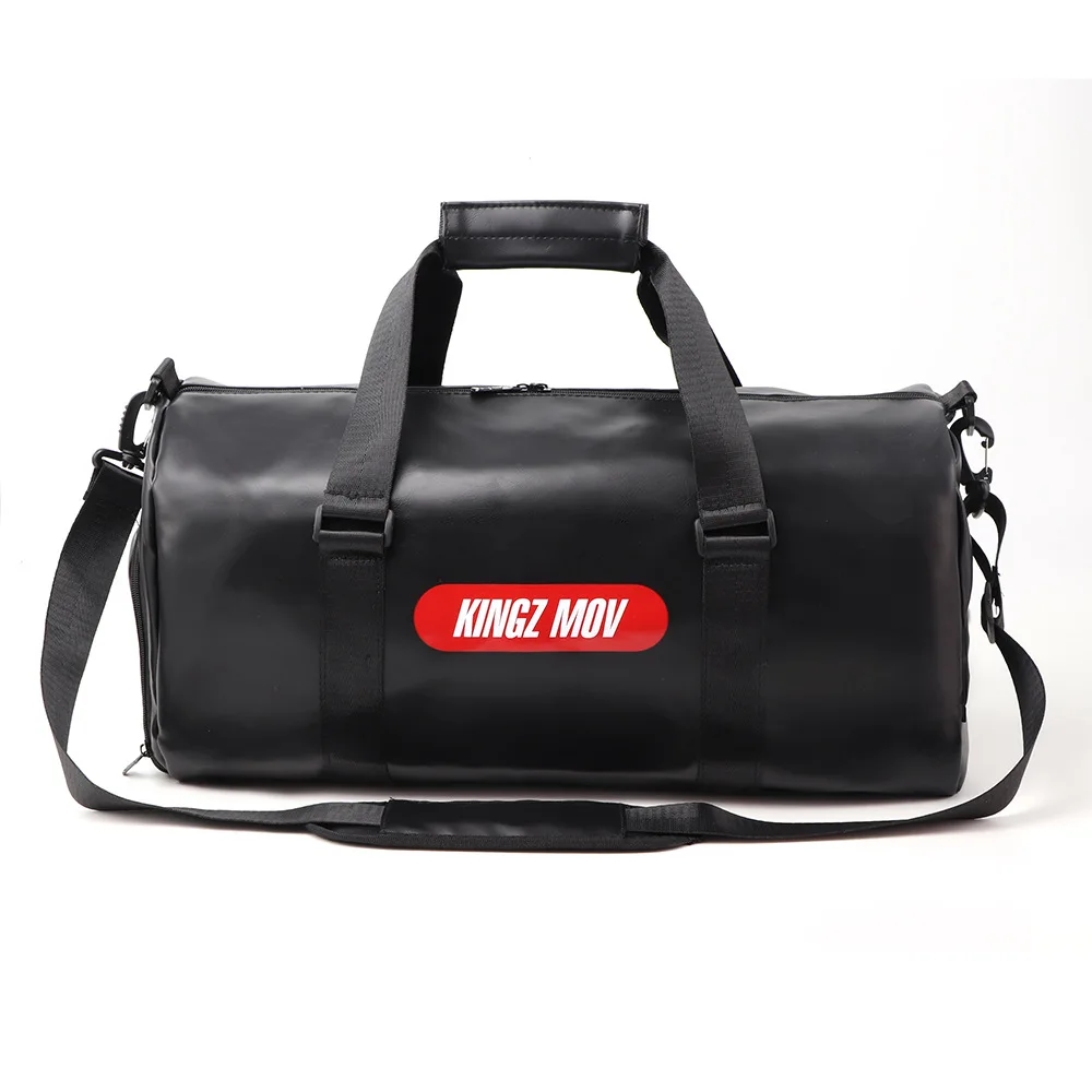 

OEM Factory Twinkle Pu Duffel Leather Mens Pink Gym Bag