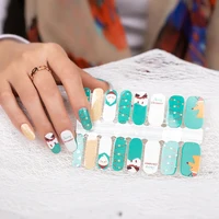 

Non-toxic popular special pattern nail stickers for christmas wholesale nail polish custom nail wraps