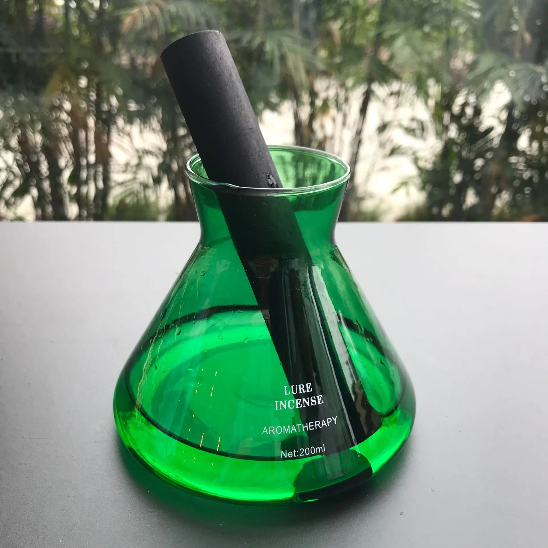 Luxury Extra Thick Wood Stick Multi Color Glass Reed Diffuser - Buy