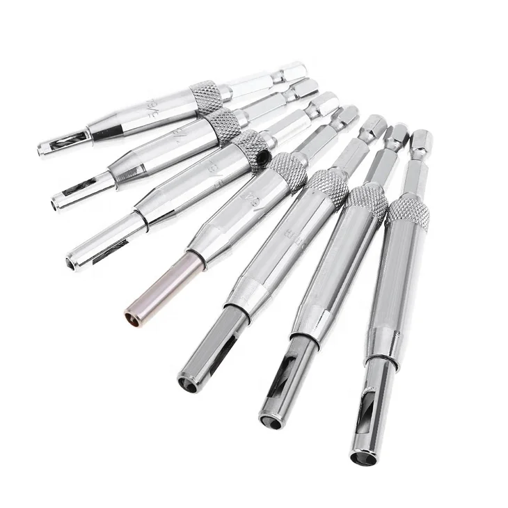 

New 7pcs Metal Self Centering Hinge Twist Drill Bits Window Doors Screw Hole Saw Woodworking Tools Drilling Bit Sets