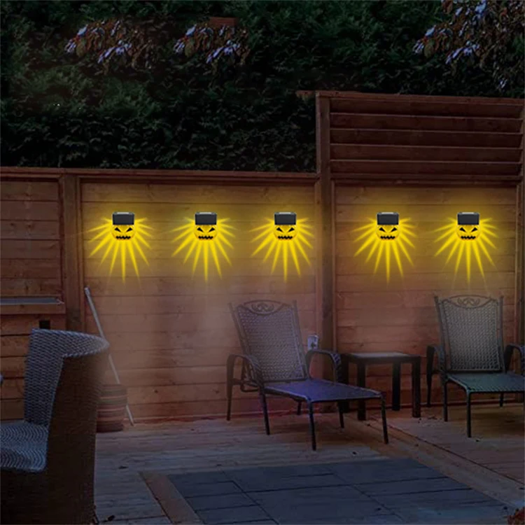 LED Solar pumpkin night light for garden, fence, desk, house/ halloween decoration light