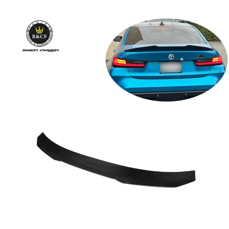 

G80 M3 PS-M Style Carbon Fiber Rear Trunk Spoiler Wing For BMW G80 G82 M3 M4