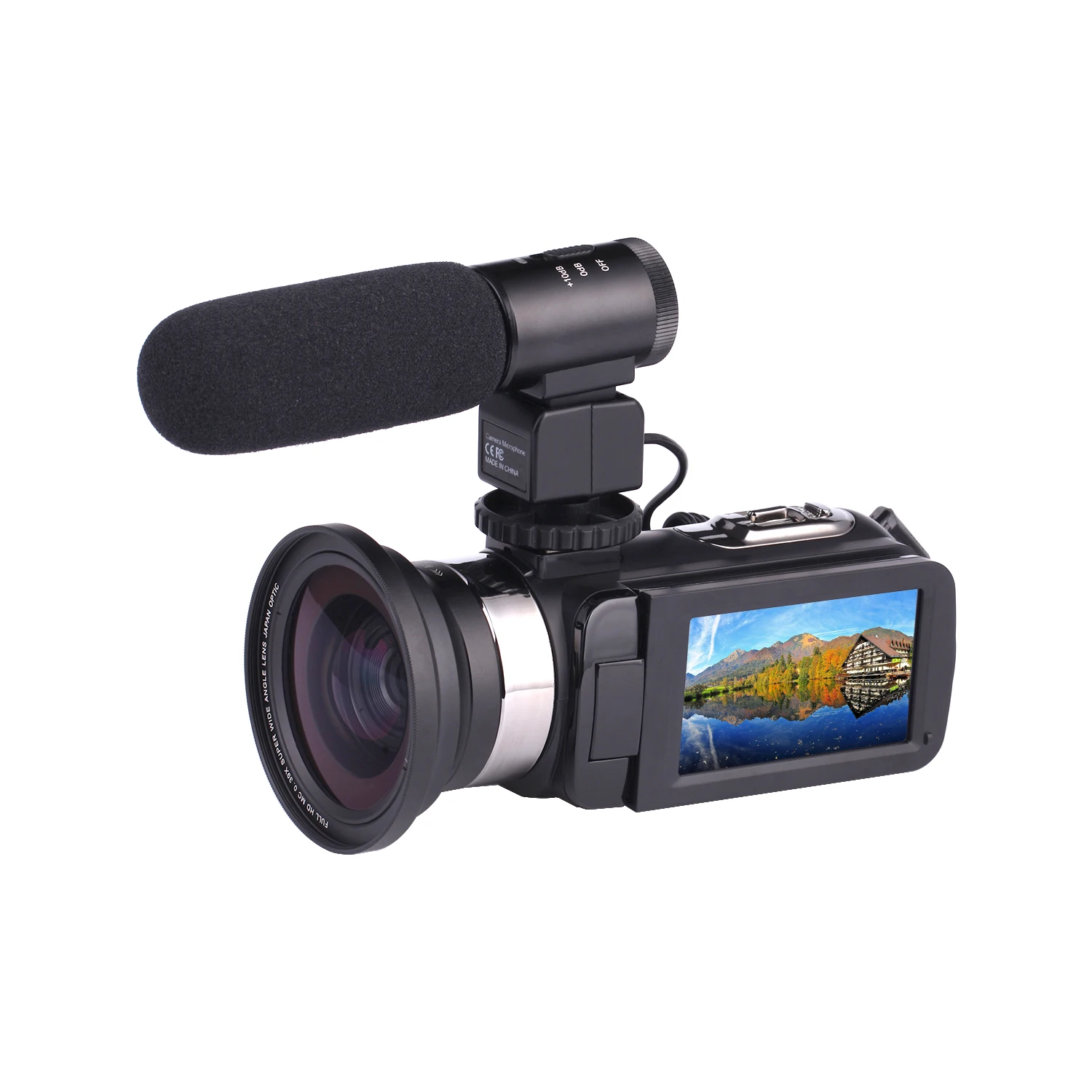 

Top selling 4K 3.0 inch Touch screen 48.0 Mega Pix 18X digital video camera