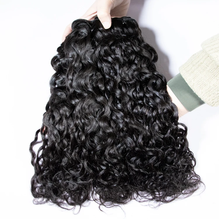 

GS the Best selling single donor raw virgin filipino hair vendor, water wave virgin hair High quality raw filipino human hair, Natural color