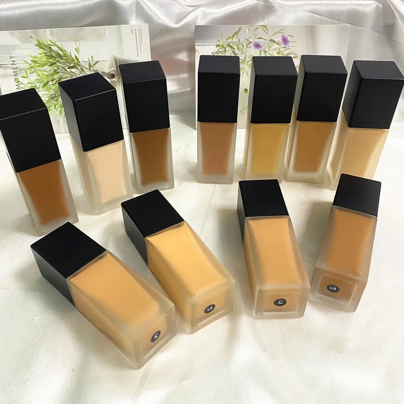 

Custom your Logo Makeup Foundation Waterproof Private Label Full Coverage Oil Free Liquid Matte Fit Me Foundation