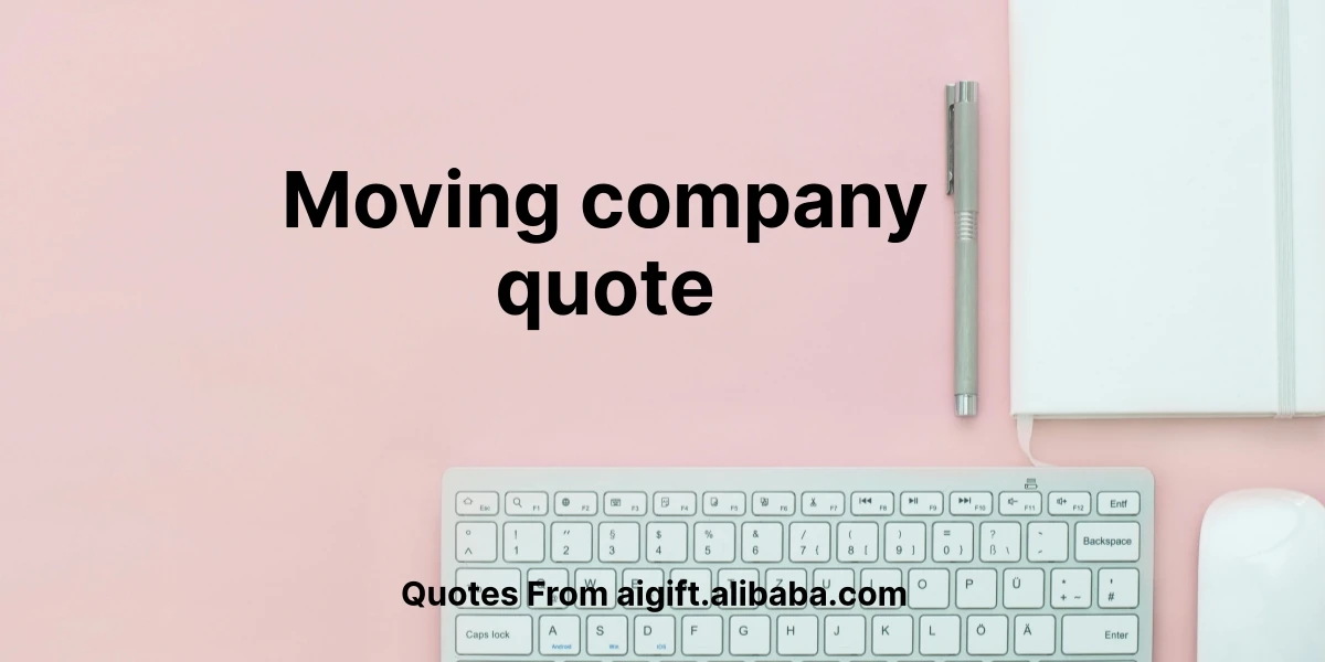 moving company quote