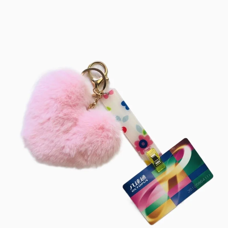 

Wholesale Gas Pump ATM Card Grabber Pom Pom Keychain For Long Nail, 6 color options