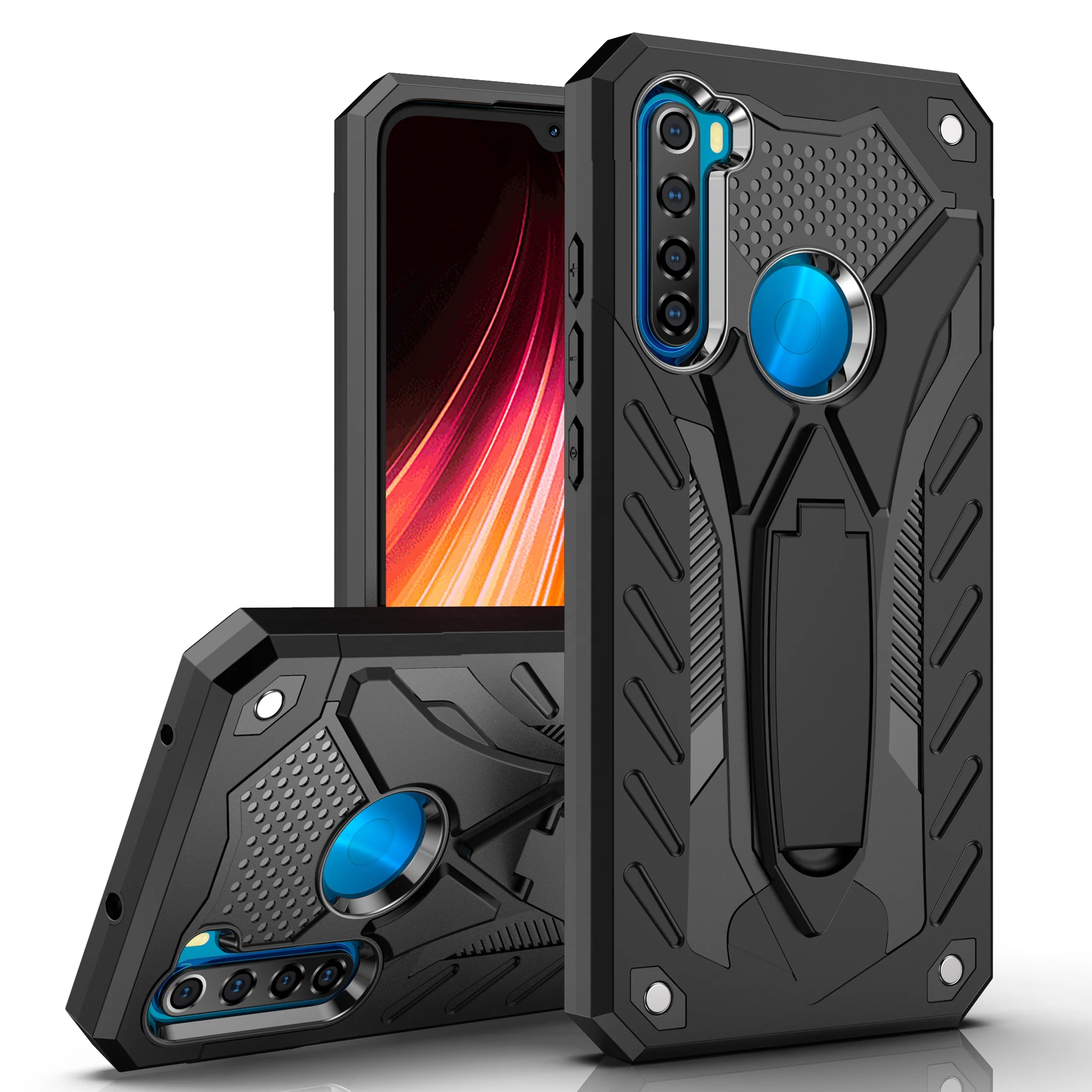 

ZHIKE Hot Sale Durable Hybrid Shockproof 2 in 1 Mobile Phone Case for Redmi Note 8, Black, red, blue, silver, rose gold, luxury gold