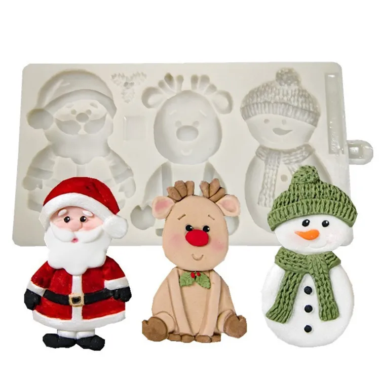 Y2283 New design christmas silicone chocolate mold snowman santas silicone mold for cake decoration, Random
Y2283 New design christmas silicone chocolate mold snowman santas silicone mold for cake decoration, Random