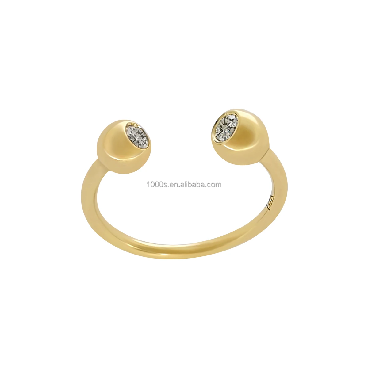 

14k Yellow Gold Nose Ring Zircons Wholesale For Women Gold Jewelry 14k Real Gold Piercing Jewelry