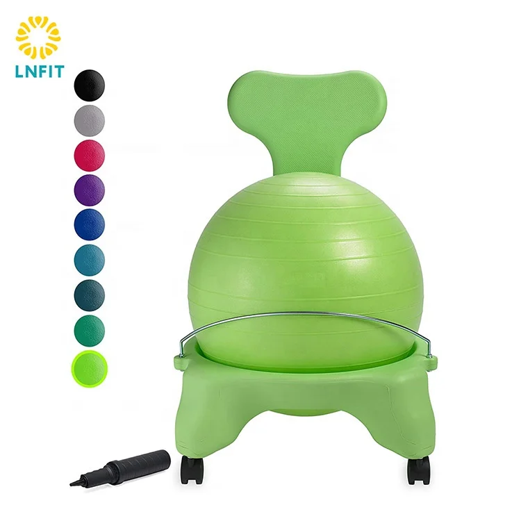 

Classic Balance Ball Chair Exercise Stability Yoga Ball Premium Ergonomic Chair for Home