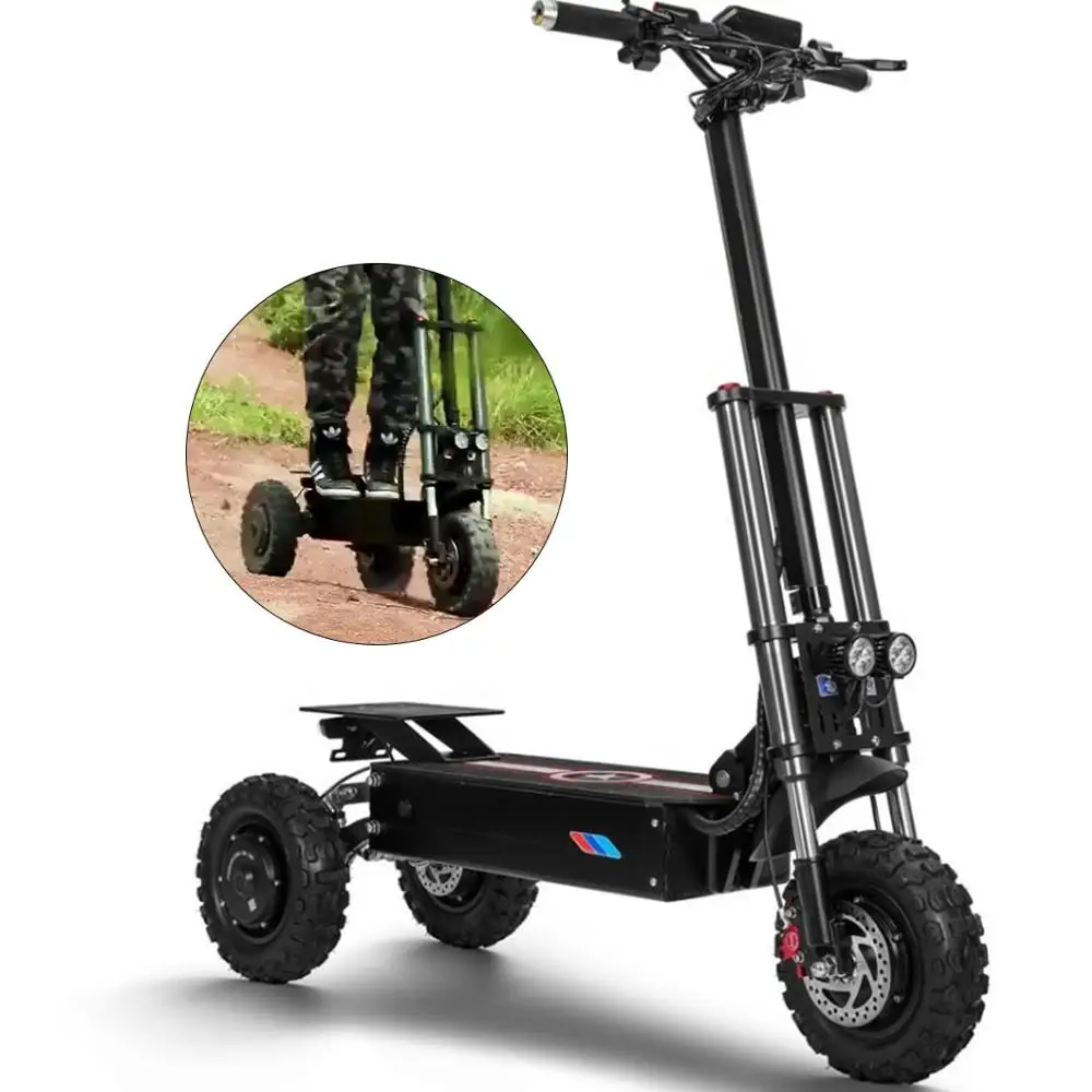 

High speed Coolfly 60v 5000w electric scooter 72v fat tire off road electric scooter with seat for adults