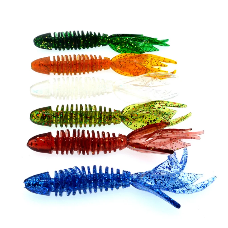 

Amazon  7.8g In Stock Free Samples Soft Fishing lures lizard Soft Lizards Bait, 6 colors