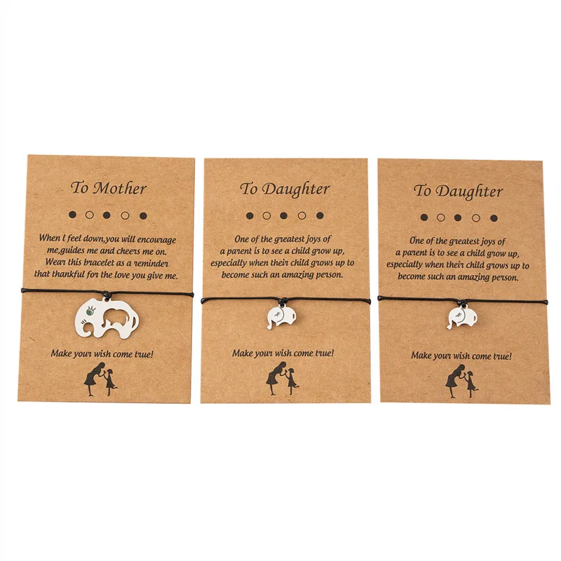 

SC Hot Selling Adjustable Hollow Heart Bracelets Fashion Heart Mother Grandma Stainless Steel Bracelets for Women Children, Silver