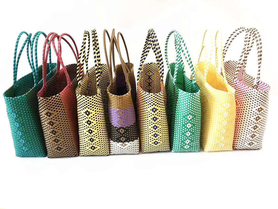Factory Mexican New Design Recycled Plastic Weave Bag Buy Shopper