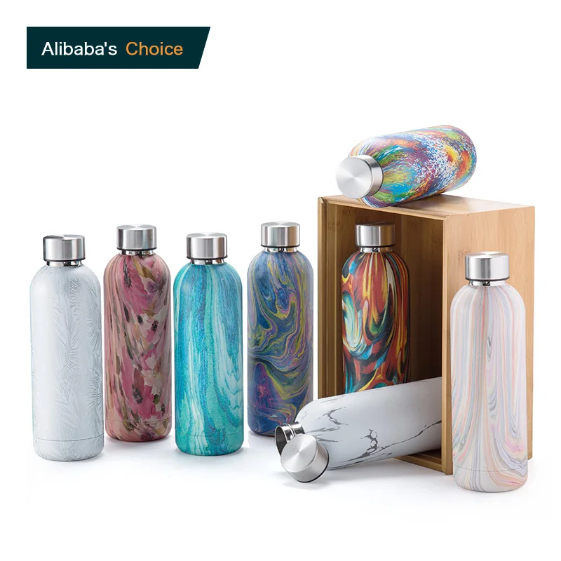 

500 ML 304 stainless steel metal hot water bottle double wall bottle