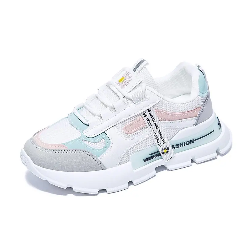 

2021 Hot Sale Breathable China NK brand designer girl causal shoes summer new style Fashion Sneakers For Woman, White black beige