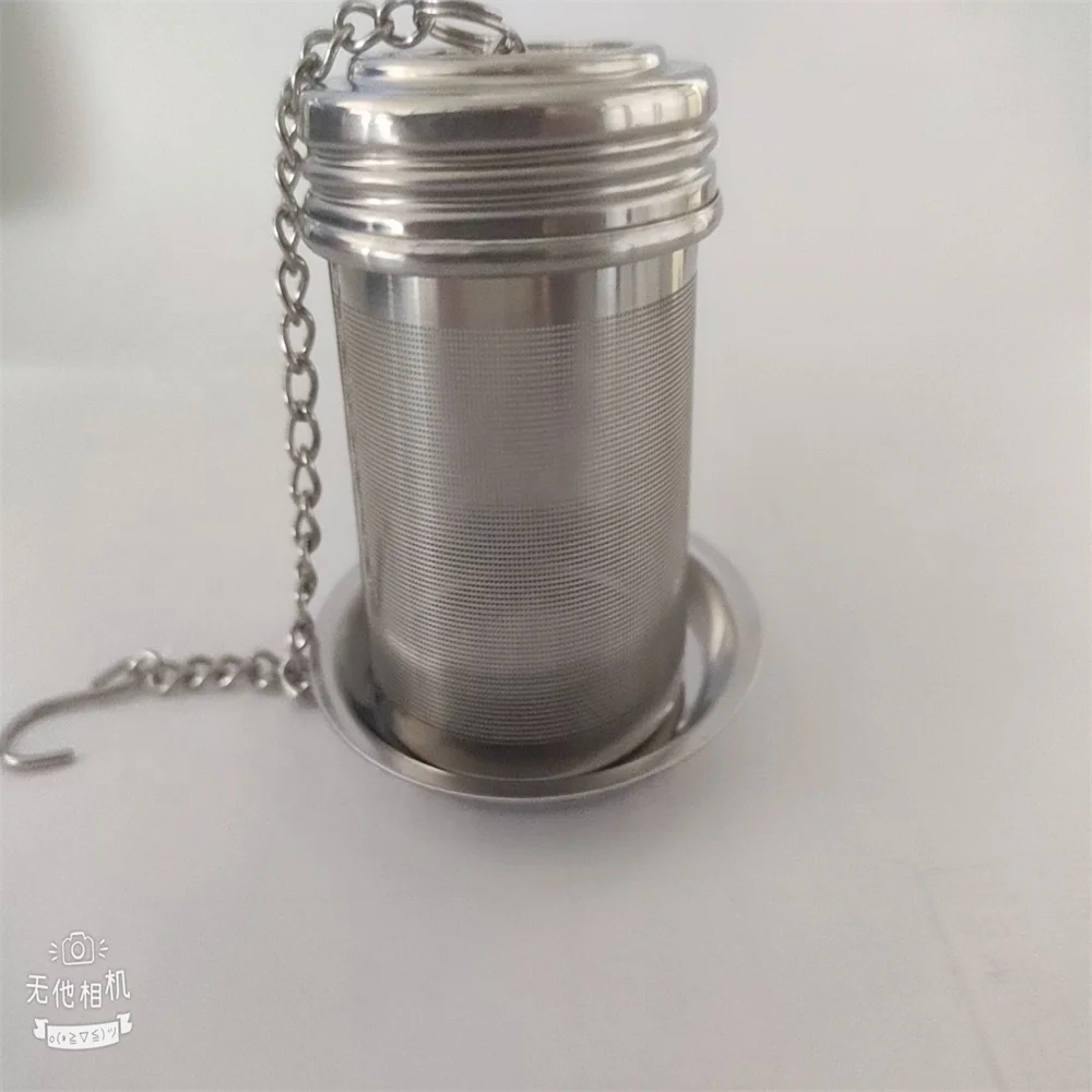 

Loose Leaf Tea Ball Infuser & Cooking Strainer, Stainless Steel Extra Fine Mesh Tea Infuser Diffuser with Chain Hook