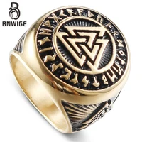 

BNWIGE custom personalized finger thanos men fashion Jewellery Stainless Steel gold viking ring