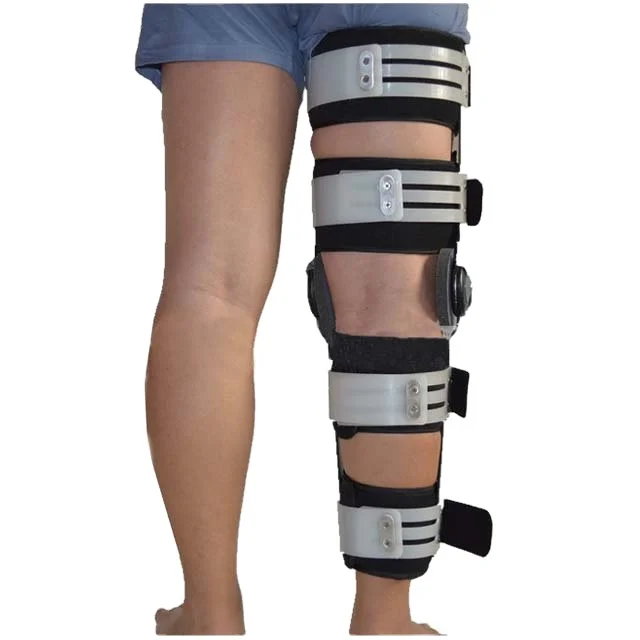 

Comfort Medical Compression Hinged Angle Adjustable Rom Knee Brace For Supporting Relieving Pain, Black or as your request