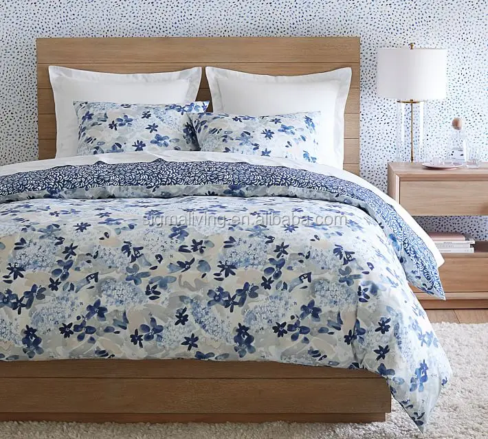 Home furniture American style wood bed living room farmhouse wood pacific platform bed & headboard