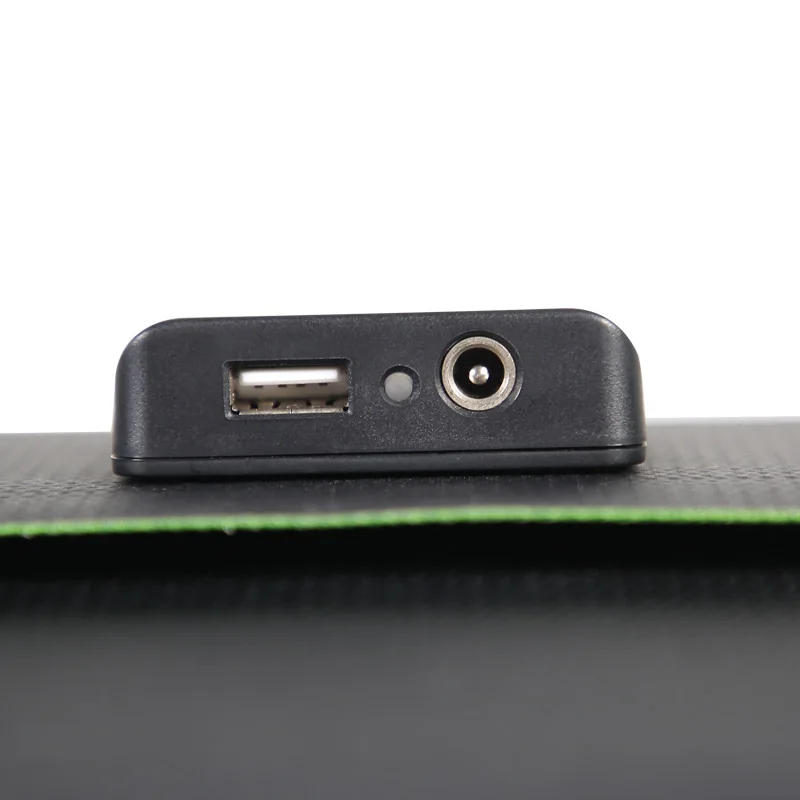 
60W Solar Panel Charger High Efficiency 18V DC & 5V USB Output Power Supply Portable Foldable Charger for Laptop Phone 