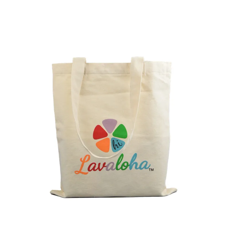 

cotton canvas shopping tote bag, Customized color