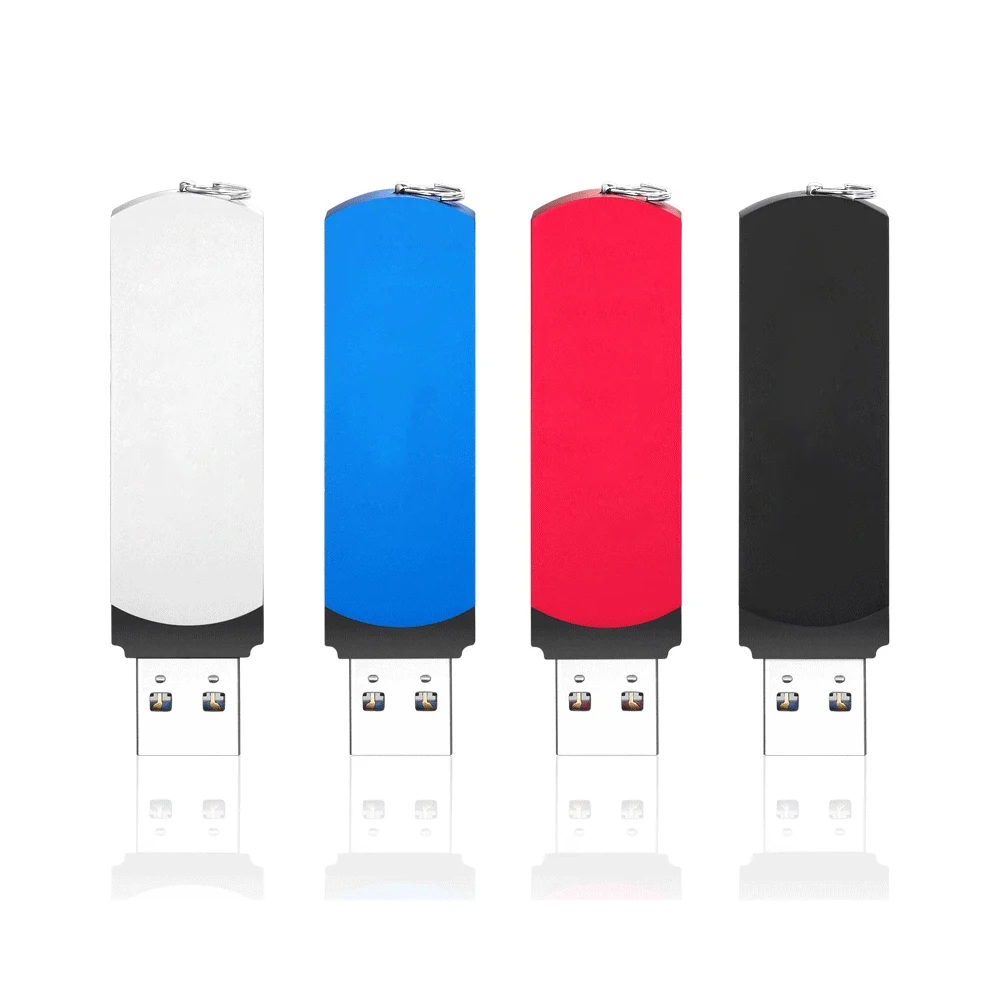 

Personality Logo Design Swivel Metal USB Flash Memory 64 GB