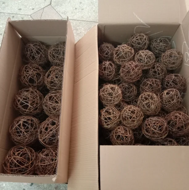 6 Inch 15 Cm Nesting Ball Natural Twig Vine Ball Rattan Christmas Ball Buy Kokedama Moss Ball