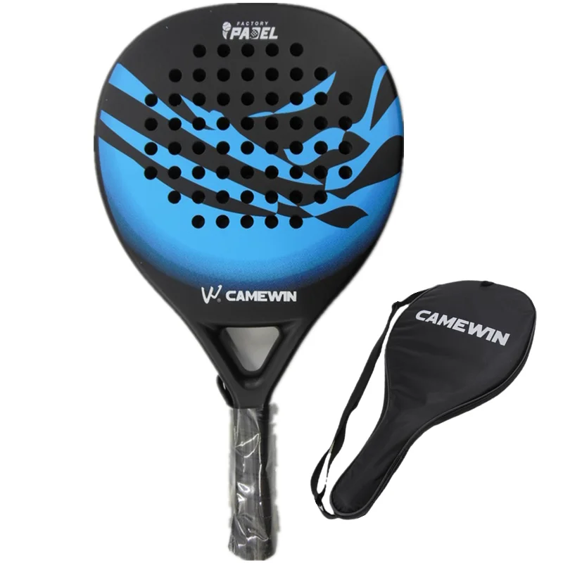 

Promotional OEM Classic Design carbon fiber Beach Tennis Racket Paddle rackets with bag