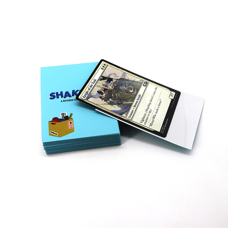 Tournament Grade Art Cmyk Printed Plastic Custom Trading Card Sleeves