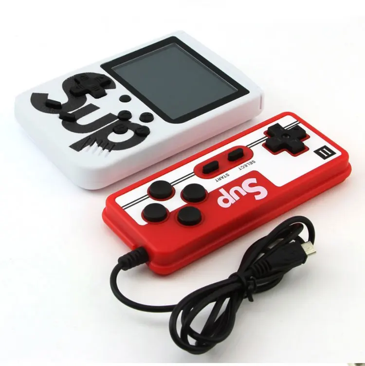 

Game Box Retro Classic Mini Game Hot Amazon Sup Two-player Machine SUP Handheld Game Console 400 In 1