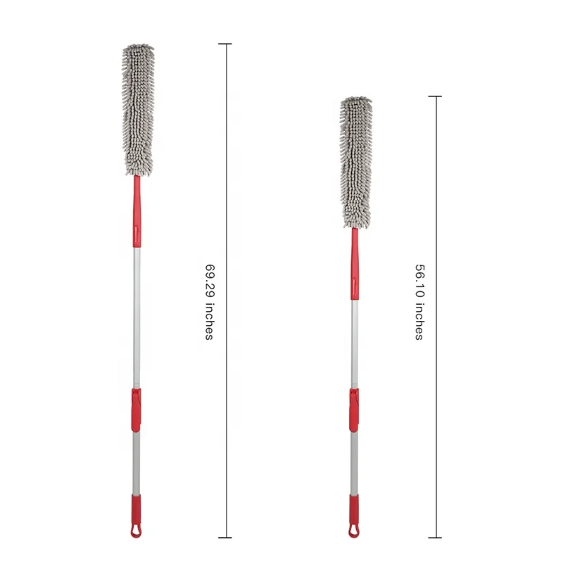 Image of BOOMJOY Household Cleaning Brush Microfiber Duster with Long Extendable Handle