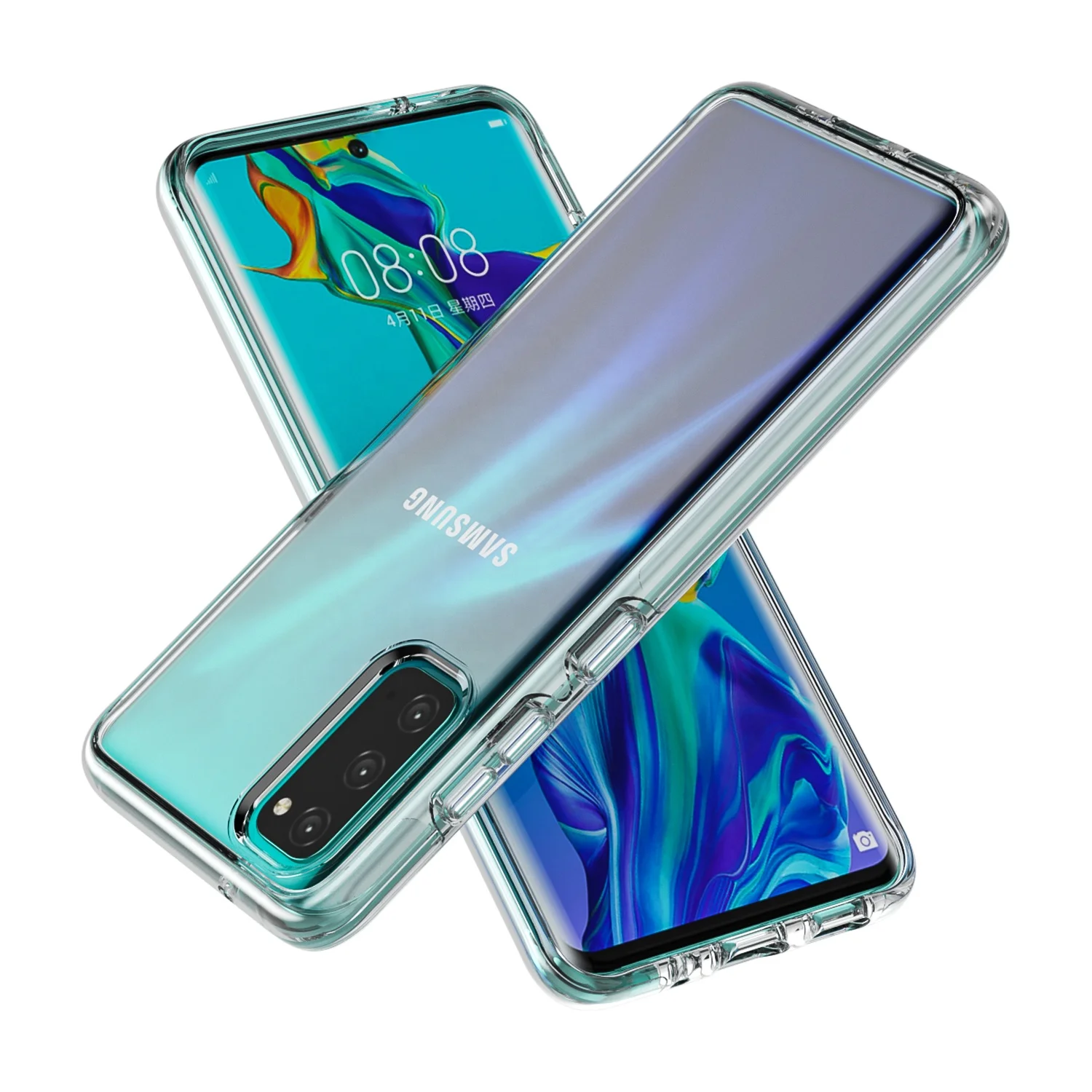 

Hot Popular TPE PC Clear Back Cover for Samsung Galaxy S20 Transparent Anti-Drop Cellphone Case for Samsung S20 Pro