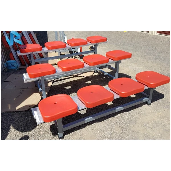 Aluminum Sports Stadium Bleachers Easy Simple Folding Portable Grandstands