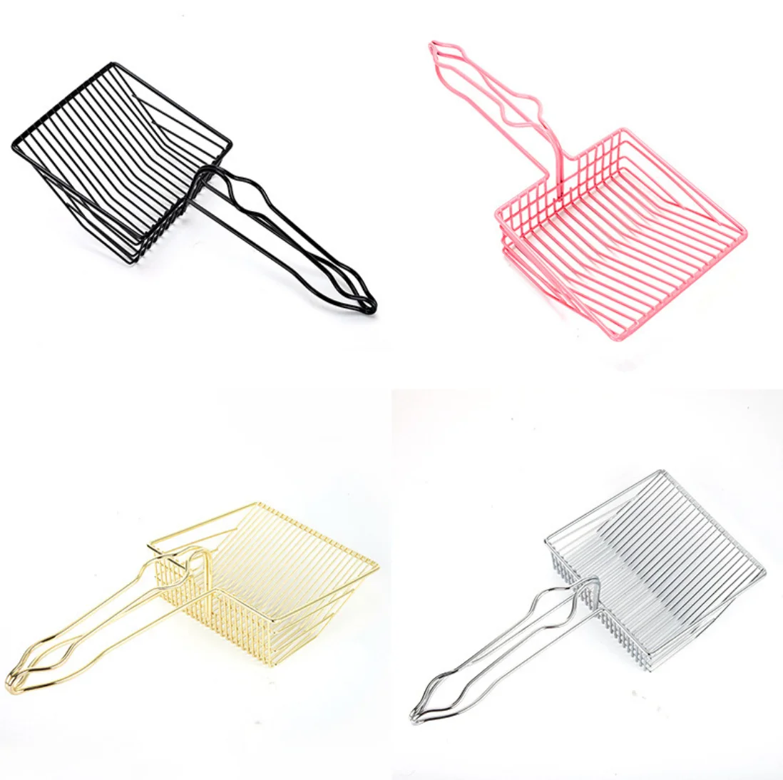 

Durable stainless steel cat litter shovel cat litter pooper scooper, Optional